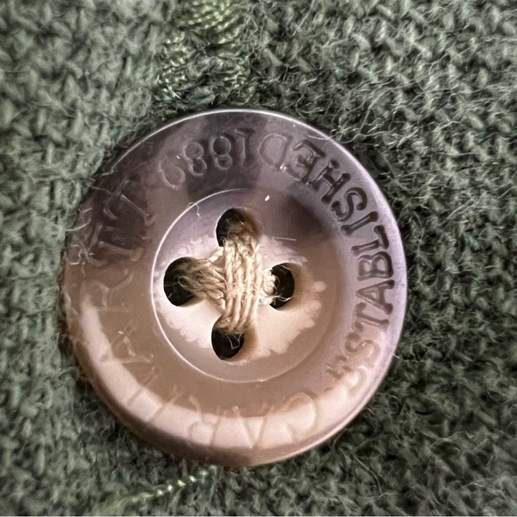 Carhartt Men Polo Shirt Men’s Medium Green Collared Spellout Logo Embroidered M - Picture 11 of 12